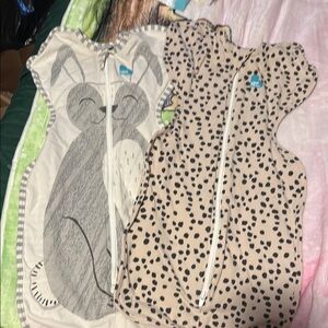 Love to Dream Swaddle Set - Gray and Cream